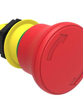 Lovato Φ22mm急停按钮, IP66, IP67, IP69K, 转动释放,LPCB6644