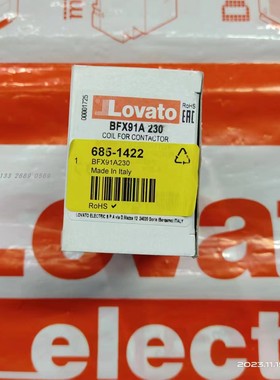 Lovato接触器线圈BFX91A230使用于BF00A-BF09A-BF12A-BF18A-BF25A