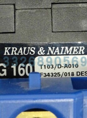 KG160 T103/D-A010 TKRAUS&NAIMERKG160 T130/20E