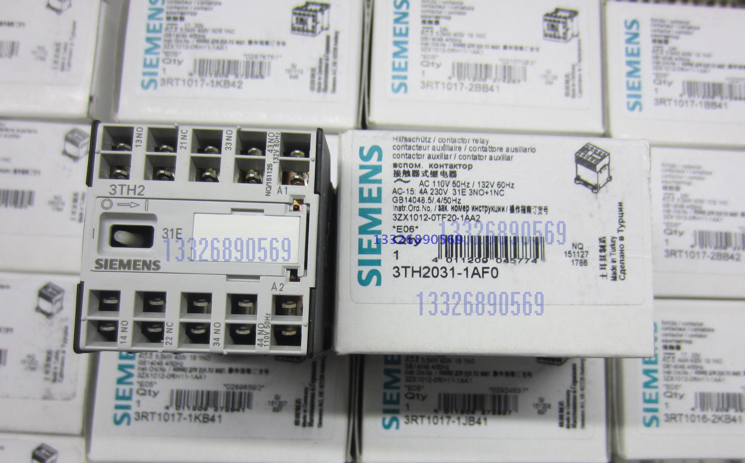 全新原装 西门子3TH2031-1AF0 电梯专用接触器3TH2040-1AF0现货
