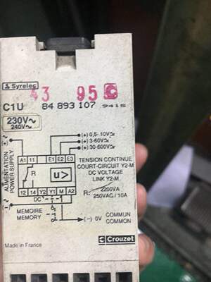 C1U 84893107 CROUZET SYRELEC BAR继电器查询