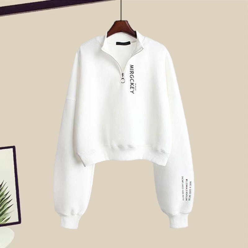 Trang phục mùa thu trang phục thể thao thường ngày trang phục nữ trang phục nữ áo hoodie kiểu tây thời trang mẫu bán chạy mẫu mới mùa xuân thu năm 2024 bộ hai chiếc