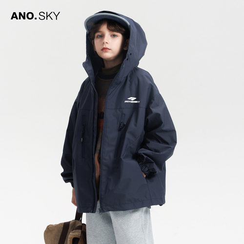 AS男童山系防水冲锋衣外套