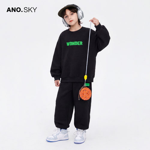 AS男童春秋季卫衣运动套装