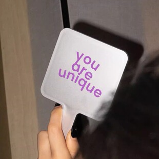 Heymen黑门 你独自美丽 原创设计便携随身手持高清化妆镜子