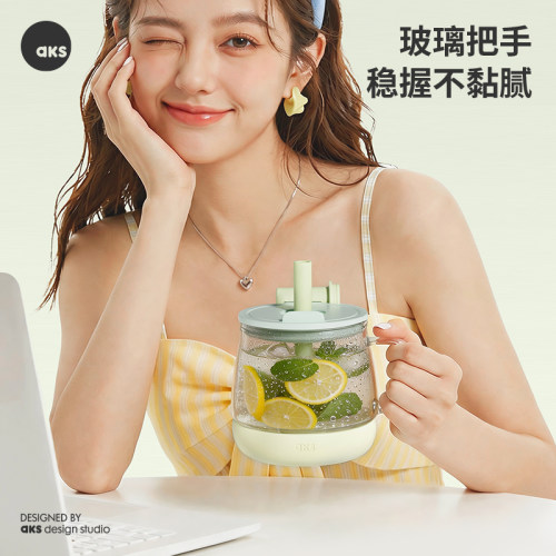 [江衡同款]AKS高硼硅玻璃吸管杯