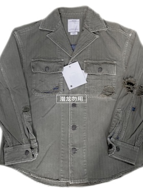豪德玛VISVI 20AW SPOT ITEM WILLARD JKT 破坏夹克两袋衬衫外套