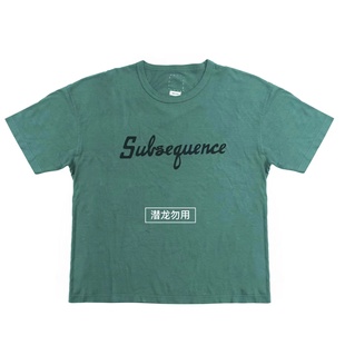 JUMBO DYE草木染短袖 TEE VEG 中村世纪上身 豪德玛VISVIM20AW