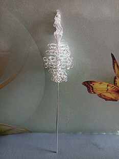 纯银九连环  纯银发簪  陪葬饰品