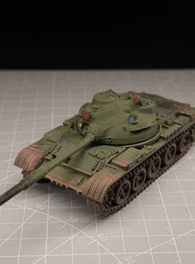 72比例T62中型坦克模型上色坦克成品3D打印战车模型战争雷霆周边