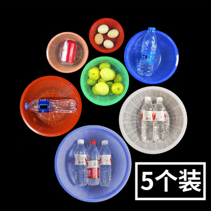密眼塑料小篮子圆形水果草莓篮淘米筛厨房配菜篮收纳细孔沥水篮子