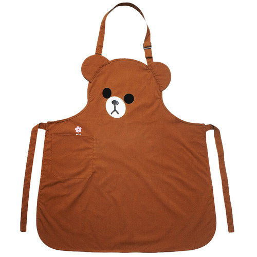 围裙定做定制印字皮皮熊可爱卡通