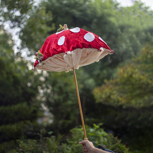 手作lo伞爱兹拉蘑菇伞