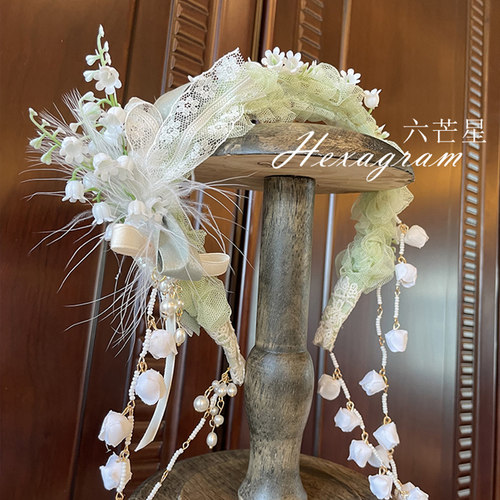 Hexagram六芒星洛丽塔发箍藤曼