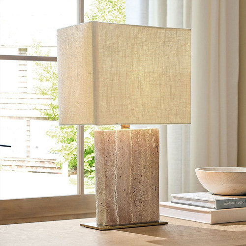 现代简约大理石台灯Stone床头Windham别墅 卧室 Block Table Lamp