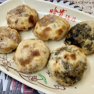 代购 南昌红歌烧珠宝街网红美食牛肉饼鲜肉烧饼梅干菜烧饼现买现做