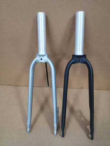 20寸折叠自行车铝合金前叉碟刹轮圈406/451内牙M23竖管长135mm