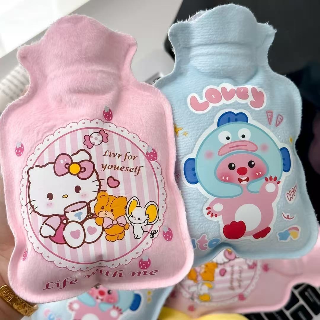 新款llo Kitty植绒注水卡通学生上课随身暖宝宝热敷肚子