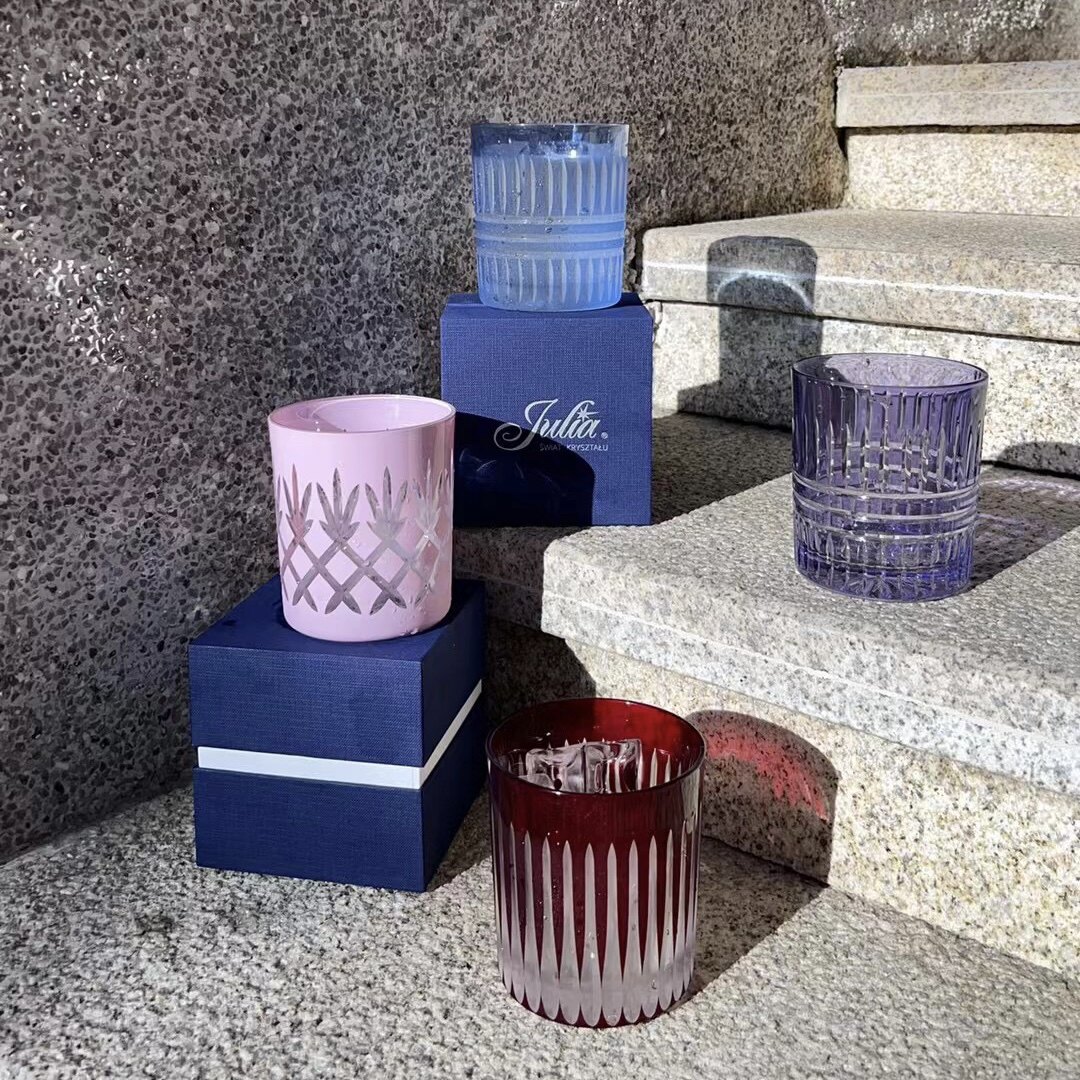 水晶玻璃杯｜Julia波兰手工研磨 高档材质酒杯威士忌鸡尾酒冷饮水