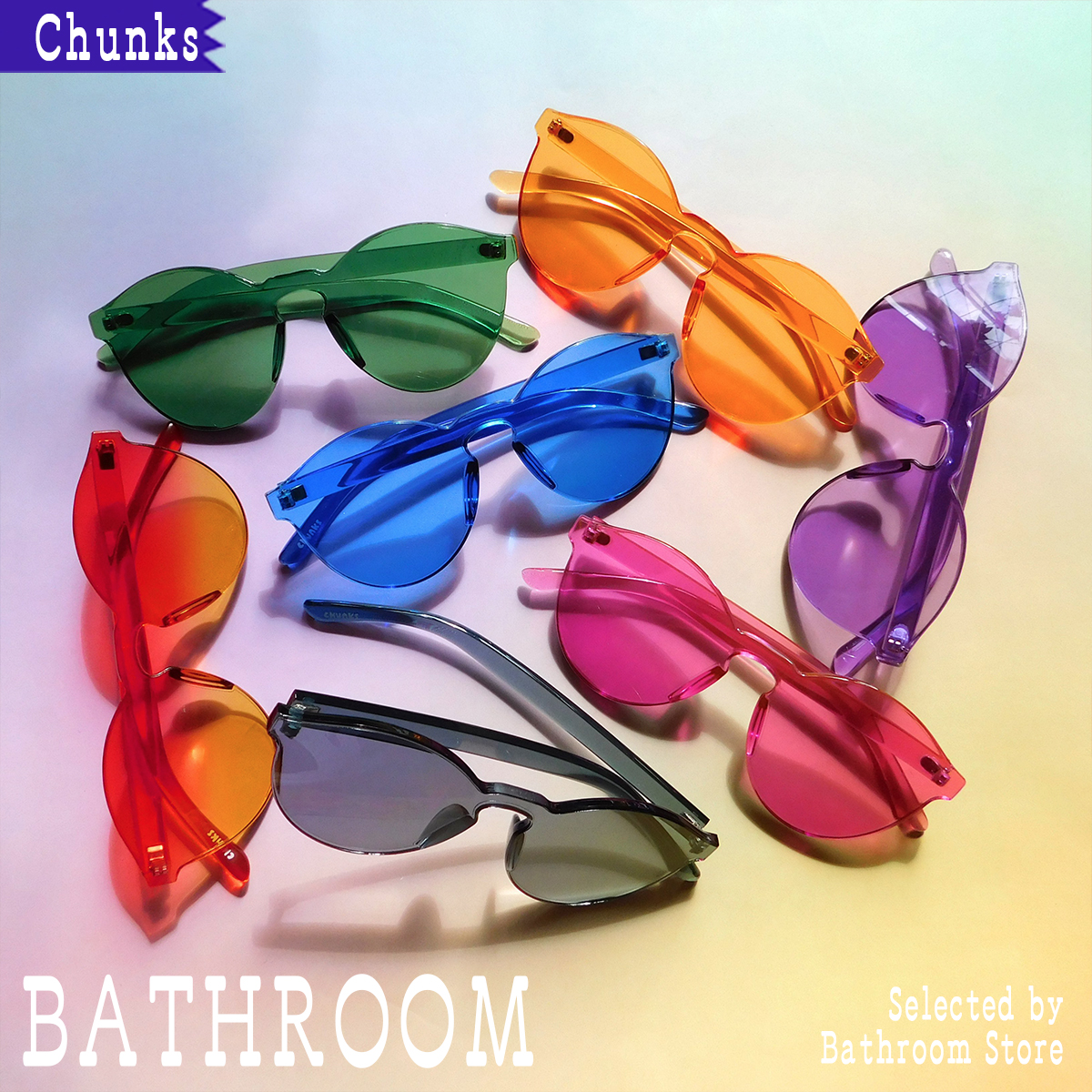 美国纯色个性风太阳镜