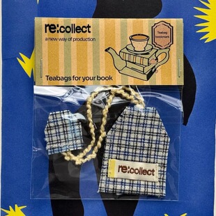 Re:collect 「teabags」茶包造型手工手织土布书签 文创创意礼物