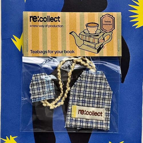 Re:collect 「teabags」茶包造型手工手织土布书签 文创创意礼物