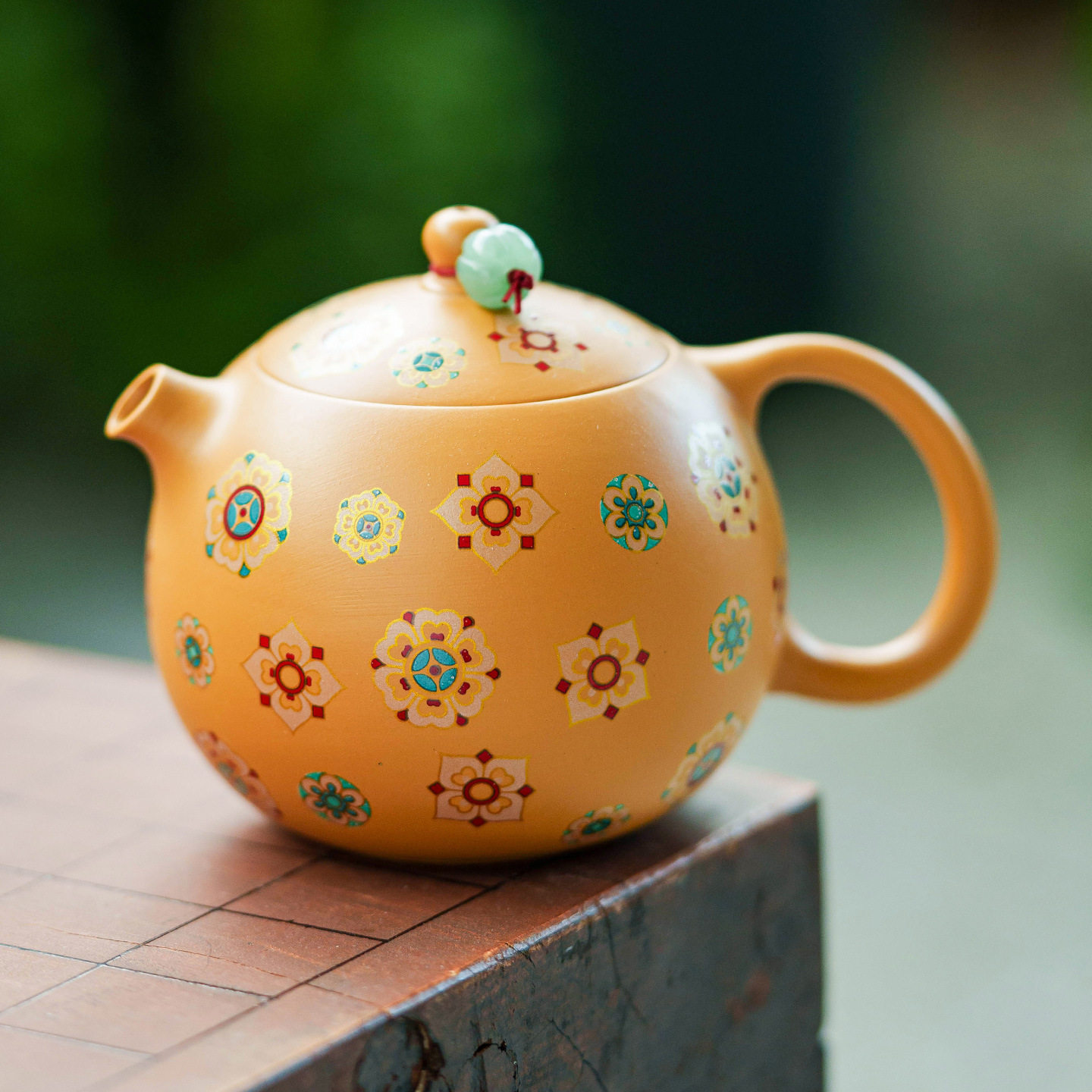 高颜值黄金段泥紫砂茶壶功夫茶具