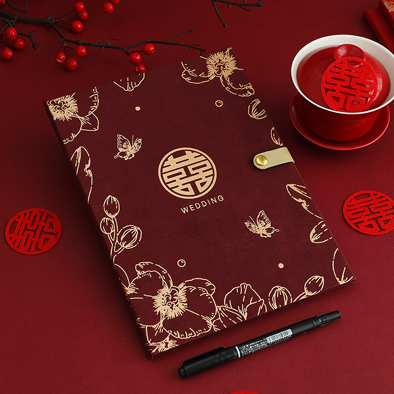 婚礼红包签到本结婚礼金本嘉宾签名册礼金簿记账本人情礼簿礼单本