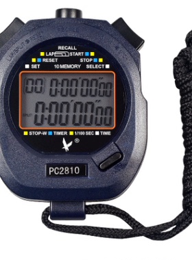 学校办公用秒表  PC2810秒表计时器两排10道电子秒表运动跑步秒表