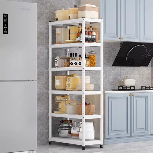 白色厨房夹缝收纳架20宽25x30x40x50x70长80冰箱橱柜60搁锅置物架