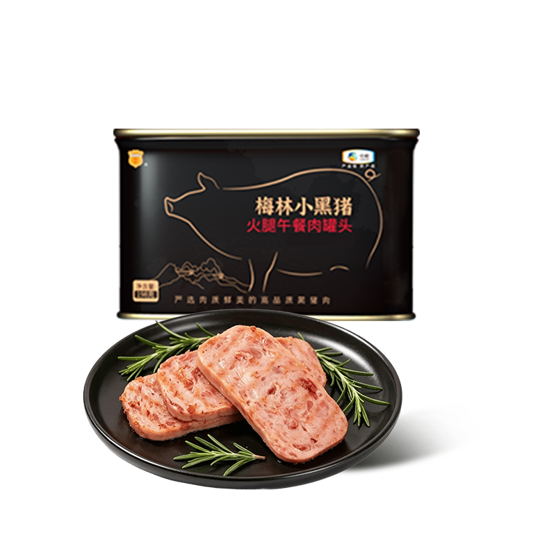 中粮梅林小黑猪午餐肉