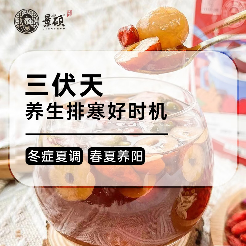 姜枣茶三伏天官方旗舰店陈皮姜丝枸杞茶祛湿去寒体寒调理暖胃茶包-封面