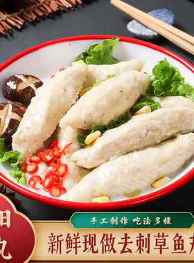 衡阳特产正宗纯手工草鱼丸子500g