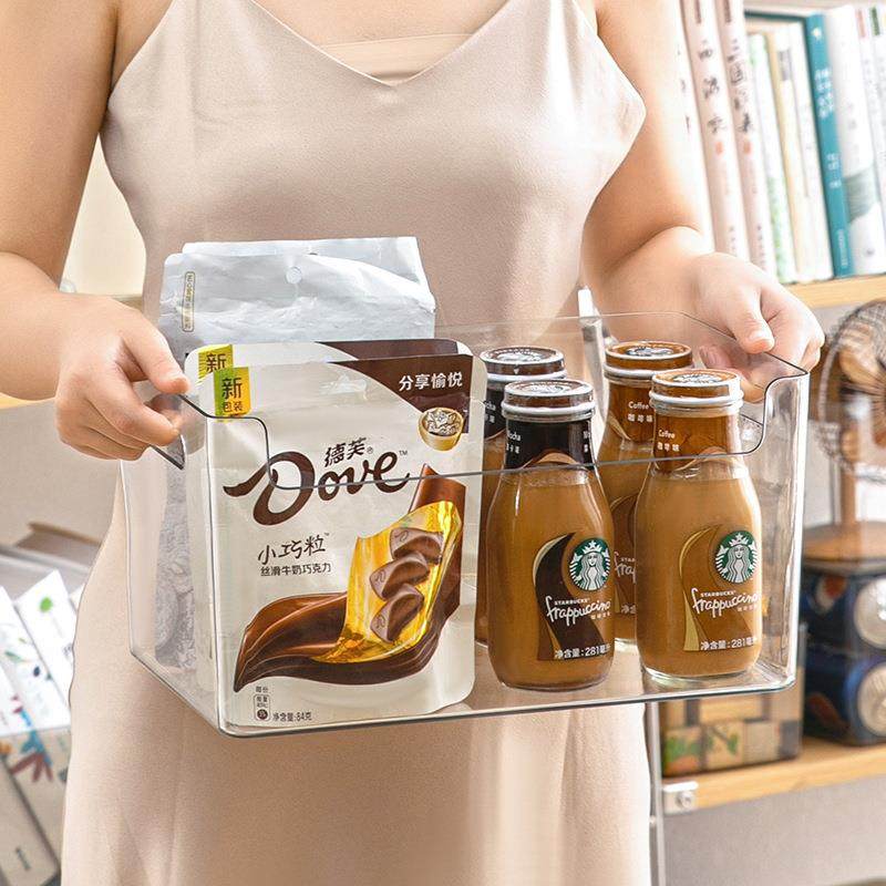 桌面收纳盒化妆品杂物办公桌文具文件零食长方形厨房卫生间整理盒,居家布艺,收纳盒,淘宝优惠券,粉丝福利购,淘宝优惠卷