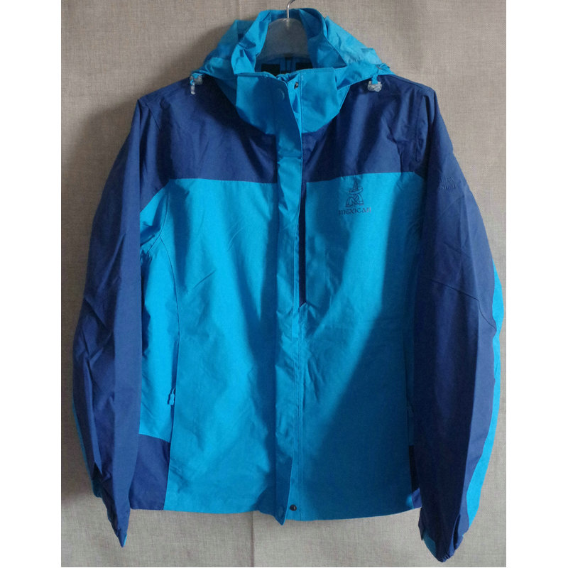 户外春秋防水透气全压胶冲锋衣