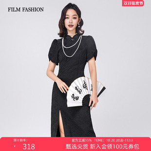 一电影一时装夏季新款新中式改良旗袍连衣裙女士气质好看流行