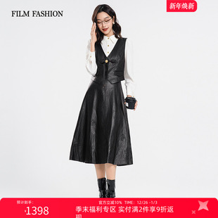 2件9折 女绣花宴会高级连衣裙 一电影一时装 新款 两件套 秋季