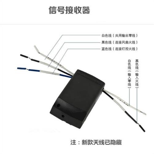 SHENGQI棕色遥控器老款三档风扇灯通用吊扇灯配件风扇灯开关嘉业