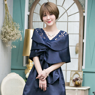 婚纱女士新娘旗袍晚礼服小披肩女