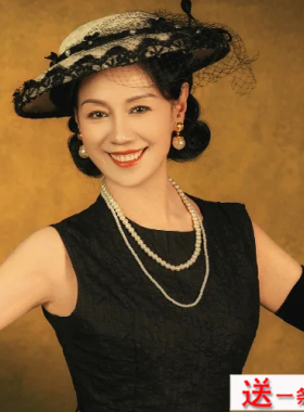 新款多层叠戴仿珍珠项链女士