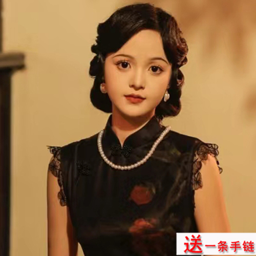50cm配旗袍珍珠项链女款