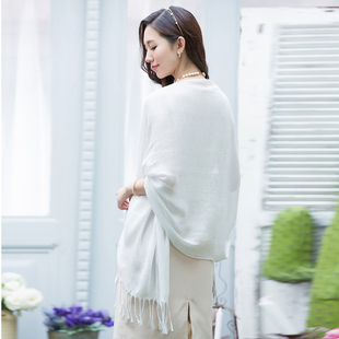 婚礼新娘婚纱巾小披肩丝巾斗篷围脖围巾女士伴娘服旗袍外搭88031