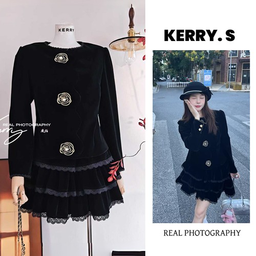 刺绣气质显瘦千金外套