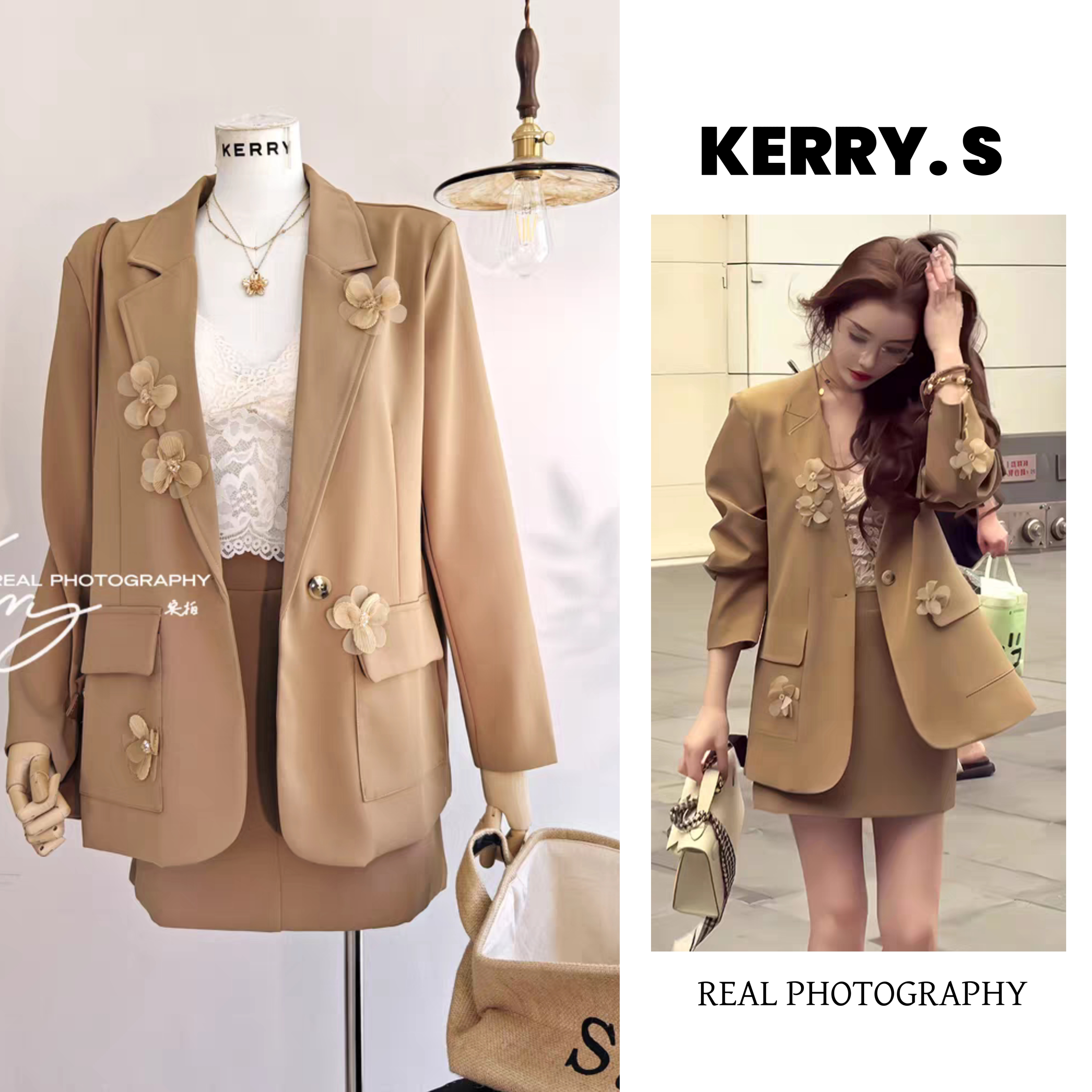 2025时尚气质显瘦百搭西装套装