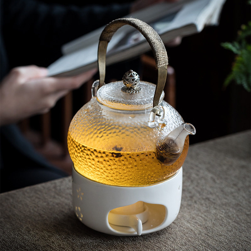 陶瓷温茶器蜡烛托煮茶炉