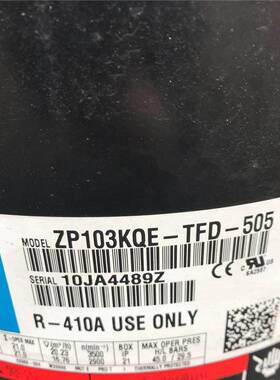 ZP103KQE-TFD-50全5 ZP103KCE-TFD-5D22ZP120KQE--TF50谷轮5新谷