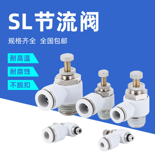 快速气动接头节流阀调SL4