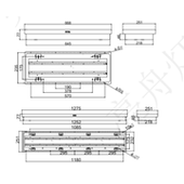 ZYP20 2E应急CCS证 防水航行双管蓬顶灯具JPY 亮舟船用LED灯管式