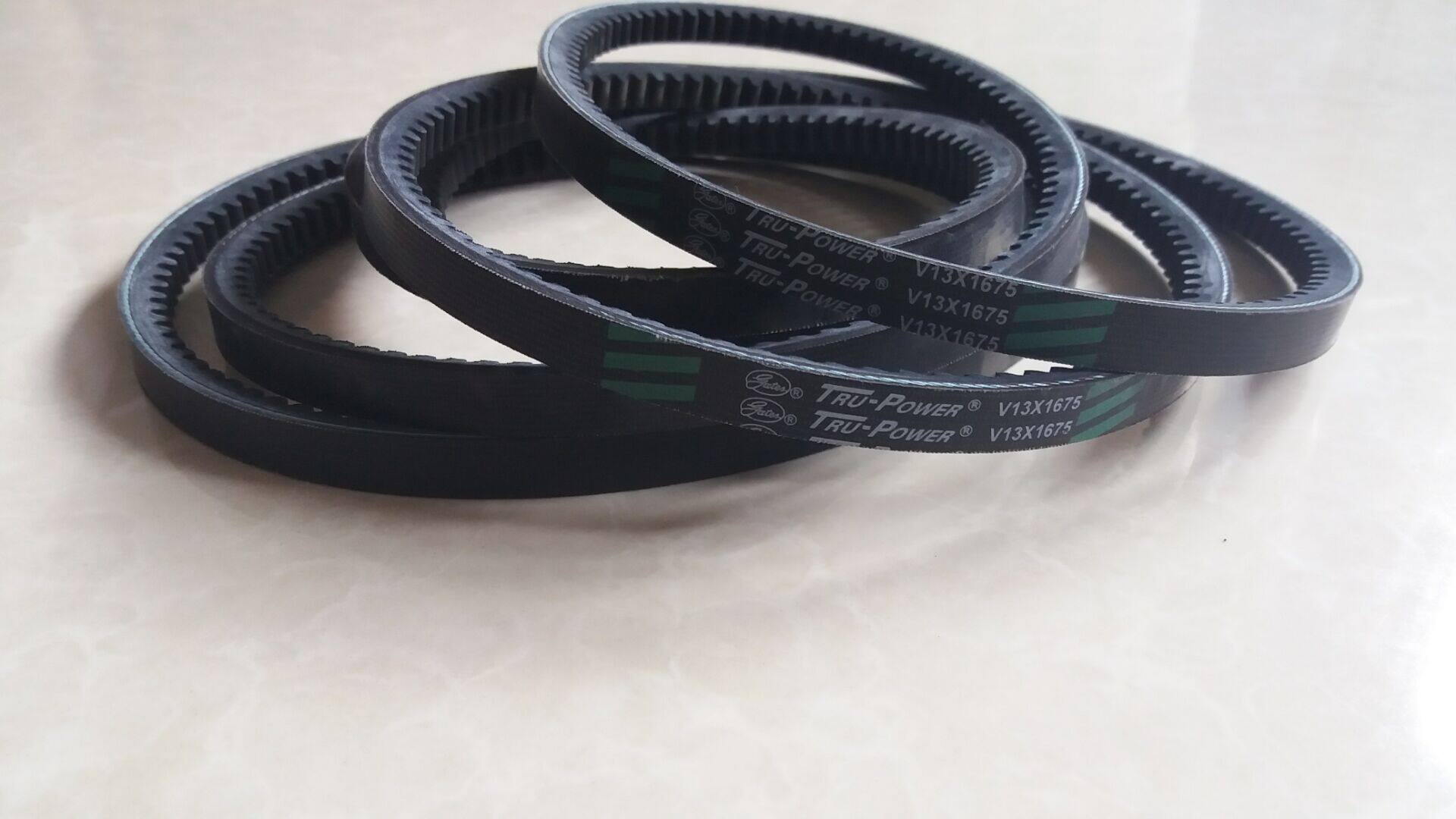 进口美国盖茨gates齿形三角带v13x1395 v13x720汽车风扇皮带