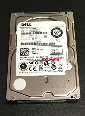 DELL MK3001GRRB 0NWH7V NWH7V HDEAA00DAA51 300G 15K SAS 2.5寸